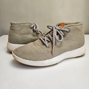 Allbirds‎ Wool Runner Up Mizzles Women's 9 Green Beige High Mid Top Sneakers